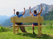 Bello il ‘Sentiero delle panchine ‘ ad anello da San Simone-Passo San Simone + Forcella Rossa-17giu25 - FOTOGALLERY